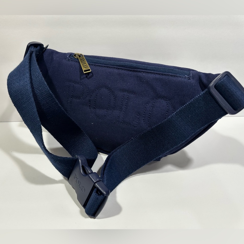 Polo by Ralph Lauren Blue Belt Bag with Flag Details - Picture 2 of 16